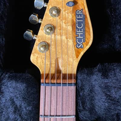 2016 Schecter USA Custom Shop Dream Machine III Vintage Burst HSS Figured Koa Birdseye Maple OHSC image 3
