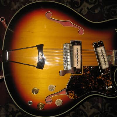 Kent 821, c. 1967 12 String Semi Hollow, Vintage MIJ, World Shipping image 4