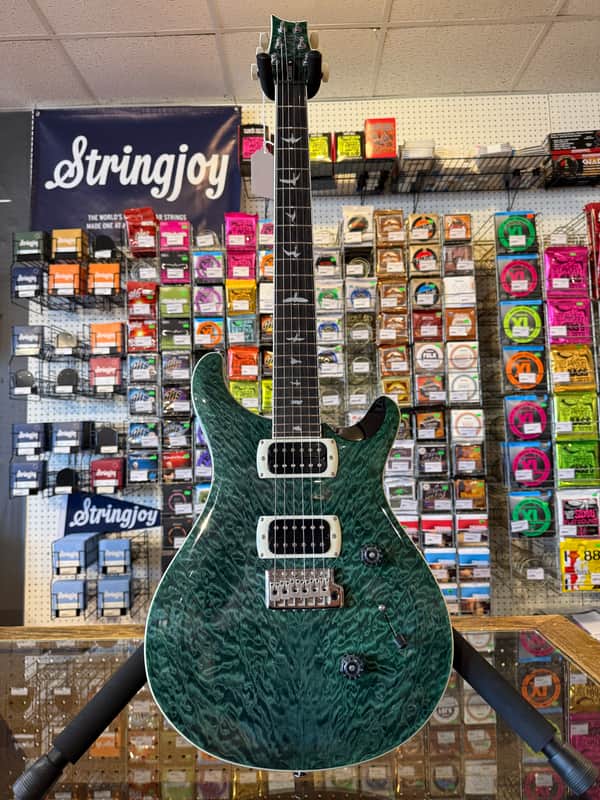 PRS SE Custom 24 Quilt 2026 - Present - Teal Black image 1