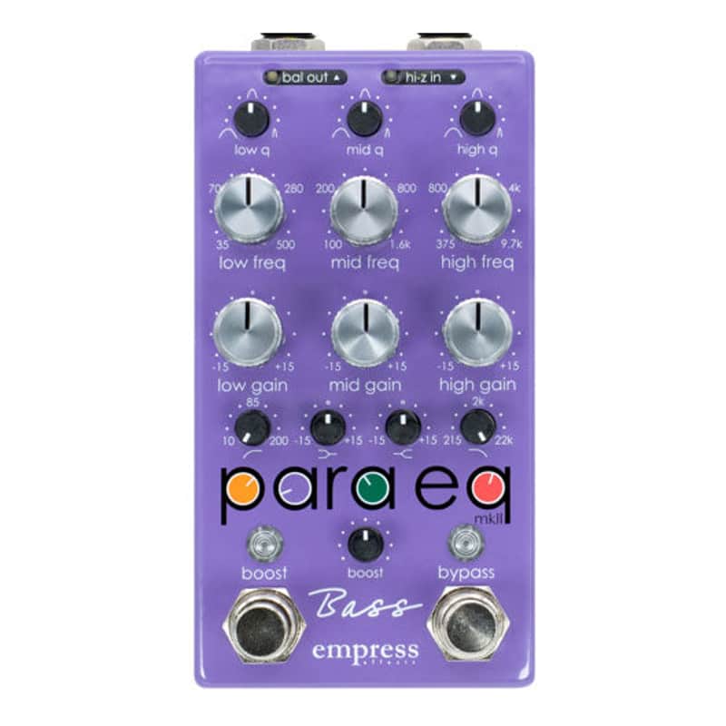 Empress Effects PEQB Para EQ Bass Pedal image 1