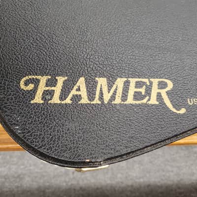 Hamer USA Vector  V shape in White with case and C.O.A. ebony fingerboard, near mint image 6