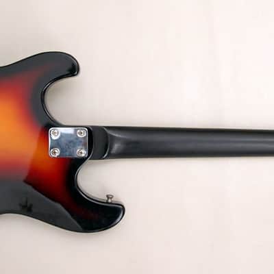 1960's Teisco WG31 Hertiecaster - Sunburst - with LP Neck image 9