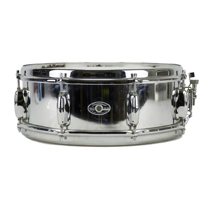 Slingerland No. 141 Festival Model 5x14" 8-Lug Chrome Over Steel Snare Drum 1970s image 2