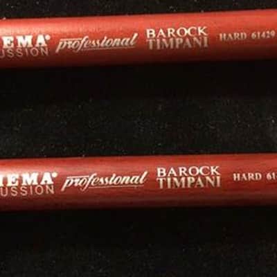 Rohema Percussion - Pro Series - Timpani Mallets Barock X-Hard Felt Disc (Made in Germany) Old Stock image 4