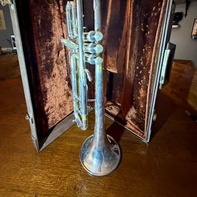 Vincent Bach Stradivarius Model 37 Professional Trumpet – Silver-Plated – Elkhart, Indiana image 1