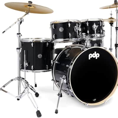 PDP Mainstage 5-piece Complete Drum Set - Black Sparkle image 1
