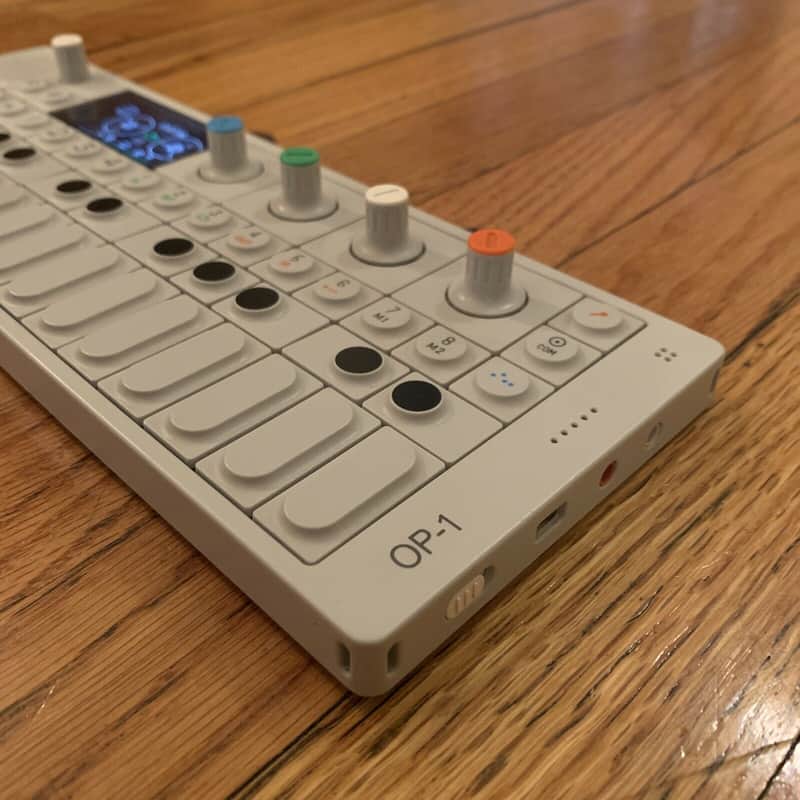 Teenage  Engineering OP-1 Keyboard Synthesizer 2020 white image 1