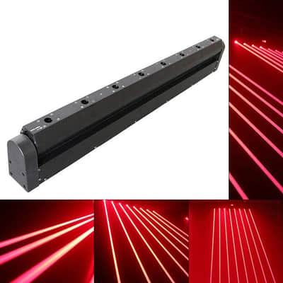 8-Eye Moving Head Spider Stage Laser Light – RGB DMX512 Beam & Strobe for DJs, Clubs, and Pro Studios image 3