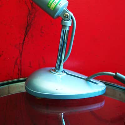 Vintage 1960's Altec 660B dynamic microphone "Salt Shaker" w period stand & cable Hi Z PROP 633A image 10