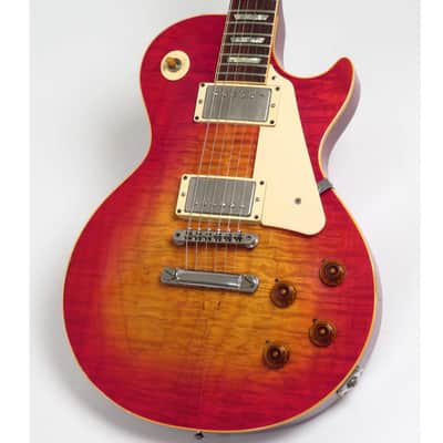 1982 Gibson Les Paul 59 Reissue Cherry Sunburst - "One Off" Kalamazoo Early 59 RI - Super Flame Top Used – Very Good image 1