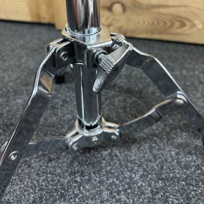 Vintage Pearl Snare Drum Stand Single Braced Black Label Basket Adjustable 1980s image 4