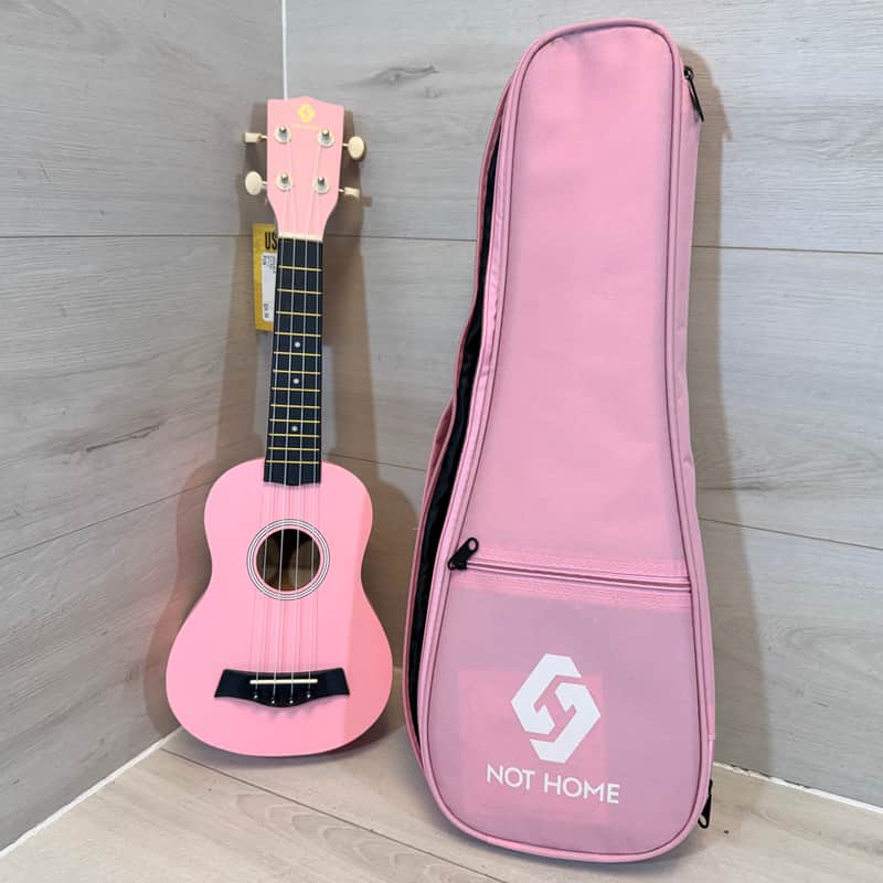 Not Home UK21 21" Soprano Ukulele Pink w/ Gig Bag 2020's