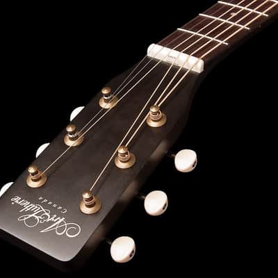 Art & Lutherie Americana Dreadnought Acoustic Guitar Faded Black Solid Cedar Top (Model # 045587 ) image 13