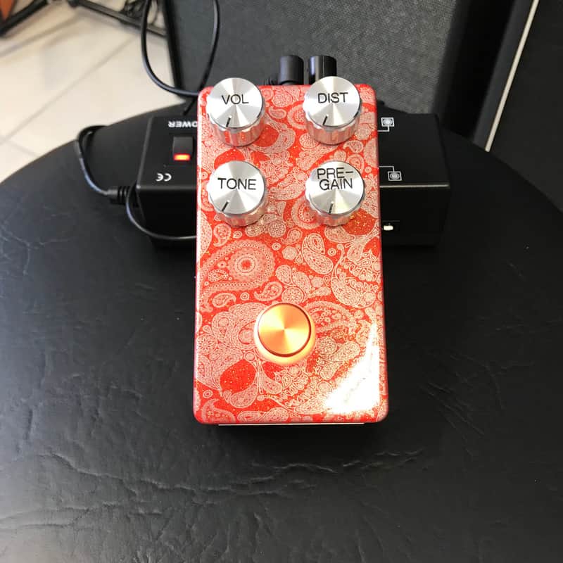Flattley Guitar pedals Special Edition Distorter/Red Halo Light Ring image 1