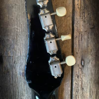 1960's Silvertone 1444 2 Pick up Bass in Black finish image 10