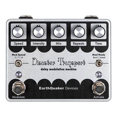 Mint EarthQuaker Devices Disaster Transport Delay Modulation Machine Legacy Reissue 2023 - Silver / Black image 1