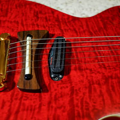 Fernandes Monterey LSA-65 1990s Flame Maple Red image 3