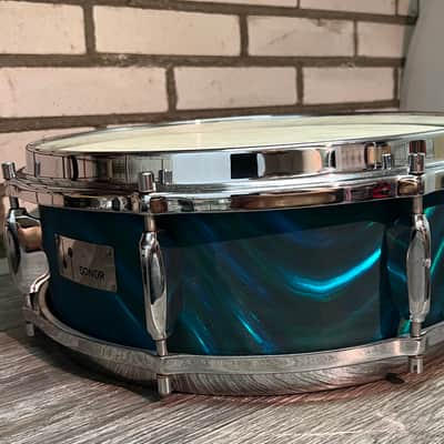 Sonor Teardrop - Blue/Green Turquoise Satin Flame image 3