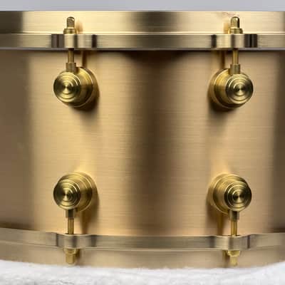 DW 6.5x14" True-Cast Snare Drum - Sand Cast Brushed Bell Bronze, MINT! image 9