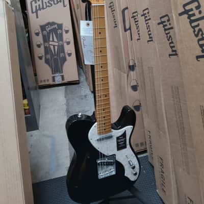 Fender Vintera II '60s Telecaster Thinline with Maple Fretboard 2023 in Black On Sale 7/3-7/6! image 3