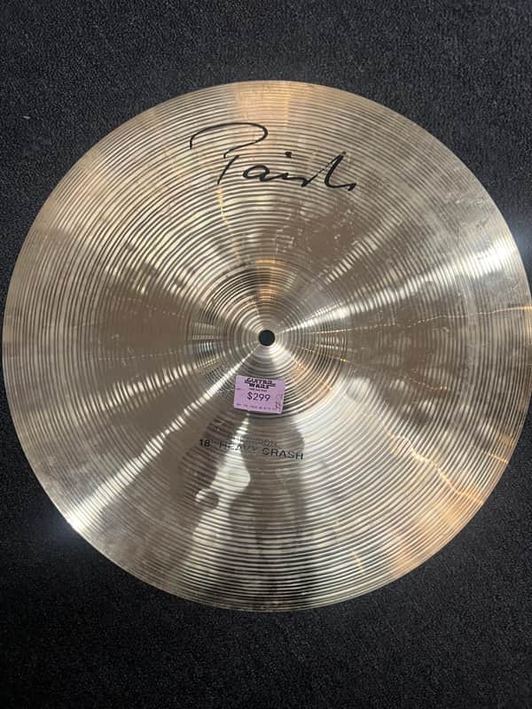 Paiste 18" Signature Precision Heavy Crash Cymbal 2013 - Present - Traditional image 1