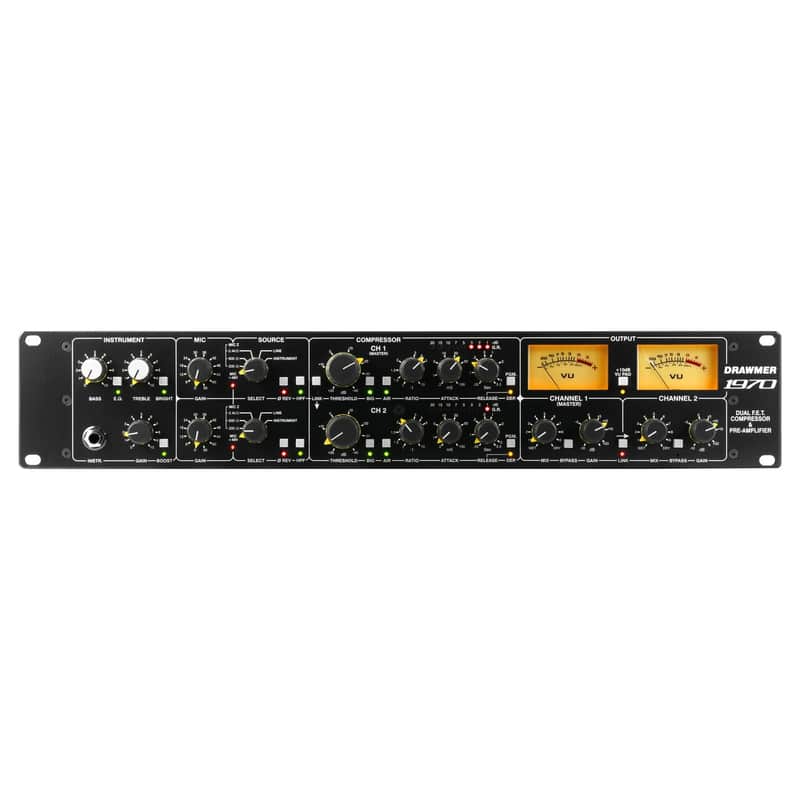Drawmer 1970 Dual FET Compressor & Preamplifier image 1