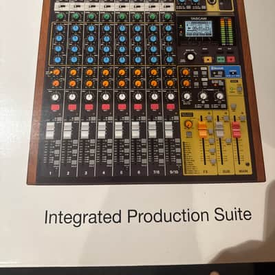 TASCAM Model 12 Multitrack Recorder / Mixer / USB Interface 2020 - Present - Black with Wood Cheeks image 2