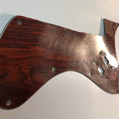 Vintage Teisco Zenon Kawai Aria MIJ 3-Ply Pickguard - Simulated Wood image 3
