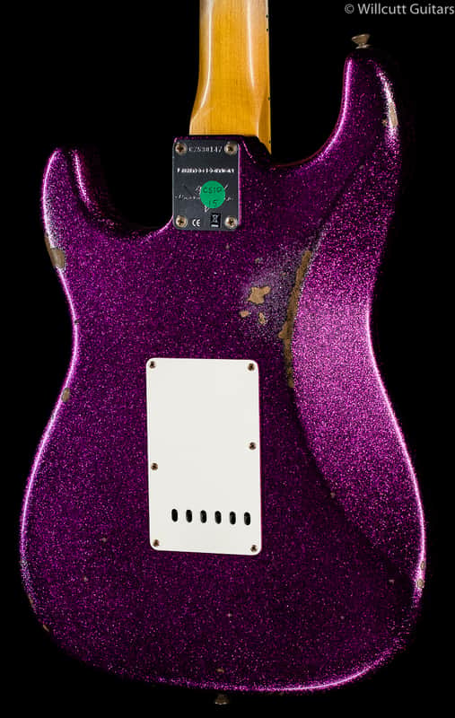 Fender Custom Shop NAMM LTD 1967 Strat Magenta Sparkle (147) | Reverb