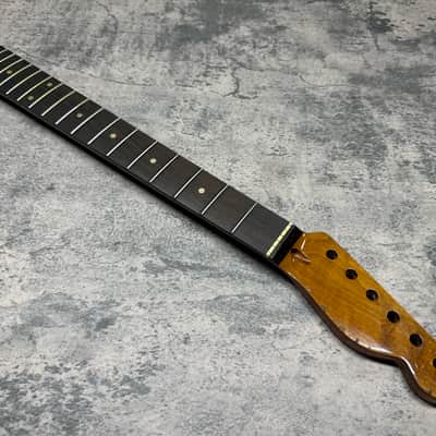 Real Life Relics Roasted Flame Maple Tele® Telecaster Neck Maple W Rosewood Fingerboard TRFMRW22 #2
