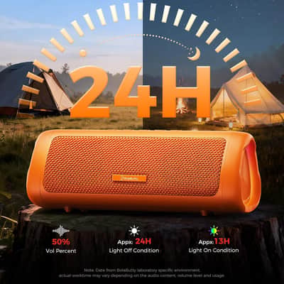 20W Portable Bluetooth Speaker with HD Audio, IPX5 Water-Resistant Design, 24H Battery, TWS Stereo Pairing for Home, Travel & Outdoor Use image 5