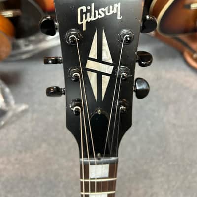 Gibson N-225 Nighthawk Guitar & Hard Case - Ebony/Rick Harris Pinstripe *Limited Edition* image 5