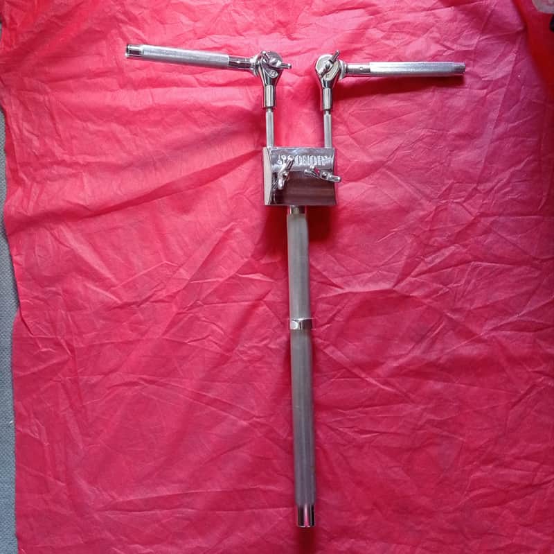 Vintage 1980s Sonor Phonic / Signature Double Tom Holder Mount with Memory Lock (28mm Down Tube) - Made in Germany image 1