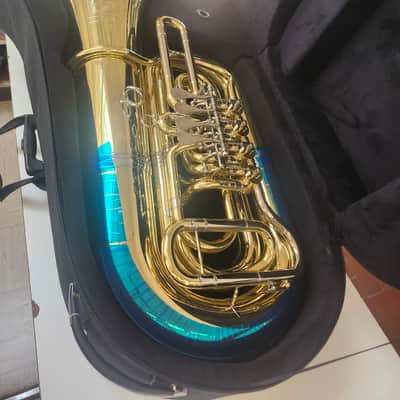 Mint Open Box Sierman "Tanker" 1030 Model BBb Tuba - Lacquered with Case and Mouthpiece image 17