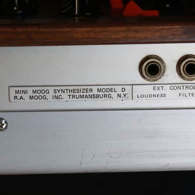 1970-1971 Moog Minimoog "RA Moog" Model D - (Player Grade / Replaced Components) Serial No. 1117 image 14