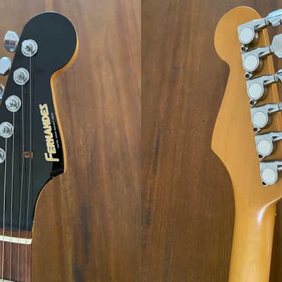 Fernandes Stratocaster, HSH, The Function, 1980s, MIJ, Black image 7