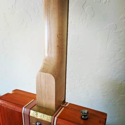 Smokin G Guitars 3 String Electric Cigar Box Guitar 2025 - Maple/Walnut image 11