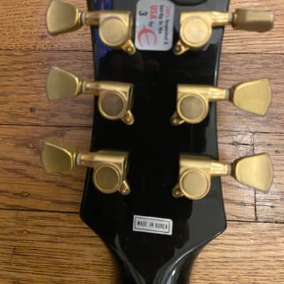Thick Sounding Epiphone Gibson Les Paul Custom Black Beauty 2000 image 12