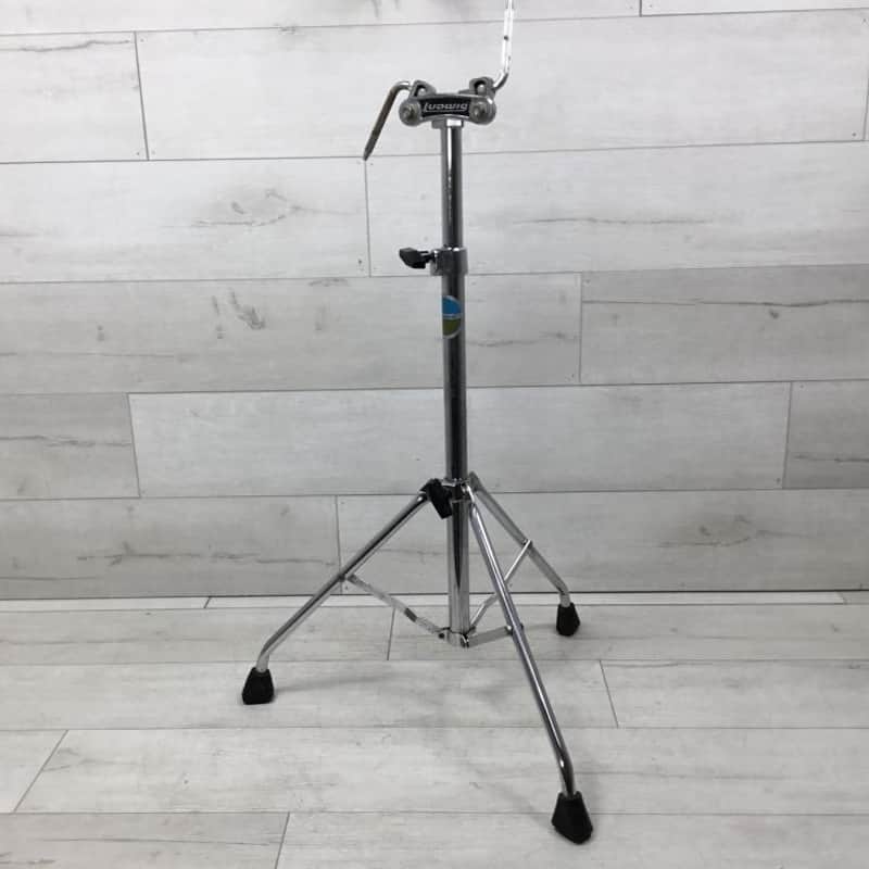 Ludwig Dual Tom Mount Stand Blue/Olive image 1