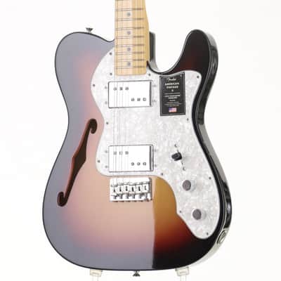 FENDER USA American Vintage II 1972 Telecaster Thinline MF 3-Tone Sunburst [V13079] (07/06) image 7