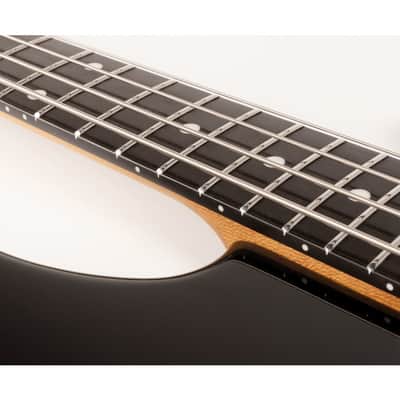 Music Man USA Stingray DarkRay Bass Obsidian Black, Roasted Maple/Ebony image 5