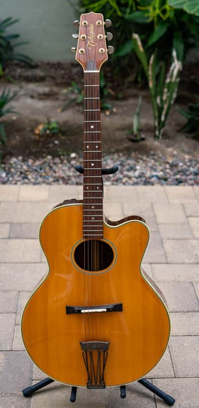 Vintage 1979 Takamine PTS-015 Acoustic-Electric Archtop – Made in Japan – Original Case image 1