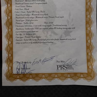 PRS Private Stock McCarty SC 594 Single-Cut 2014 - Faded McCarty Sunburst #4944 image 13