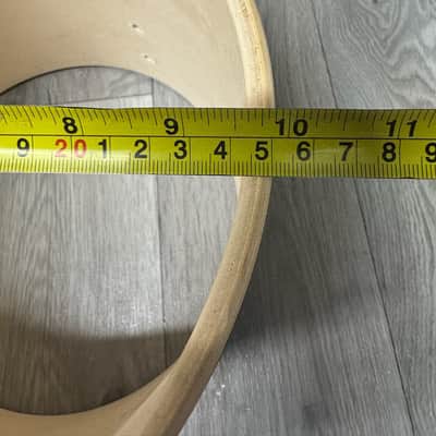 TAMA Silverstar Tom Drum Shell 10”x8” Bare Wood Project #OI51 image 5