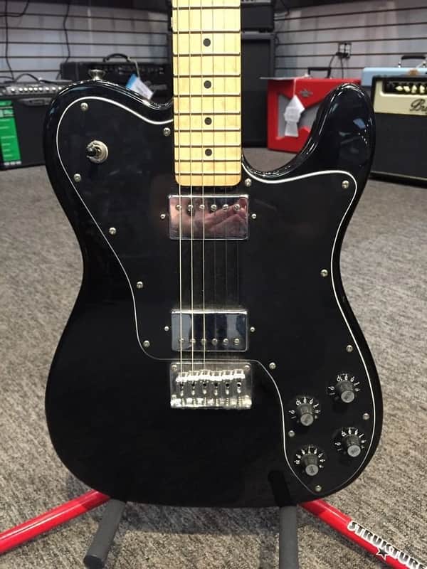 美品 Squier Telecaster Custom WRHB Duncan Squier Vintage Modified Telecaster SSH Maple Neck in Black with
