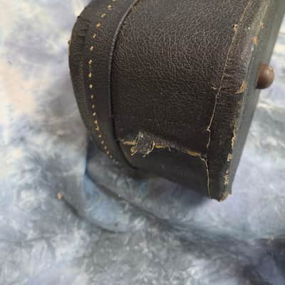 Vintage RARE 1962 to 1967 Gibson No Logo Black Gold Plush ES 335 330 Hard Shell Electric Guitar Case image 6