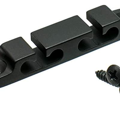 2SR-04B Hipshot Black 4-String Bass Headstock String Guide Tree Retainer