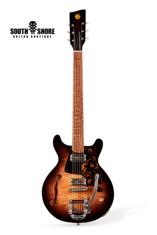 Harvester DC6 Deluxe in Brown Burst (Authorized Dealer) image 1