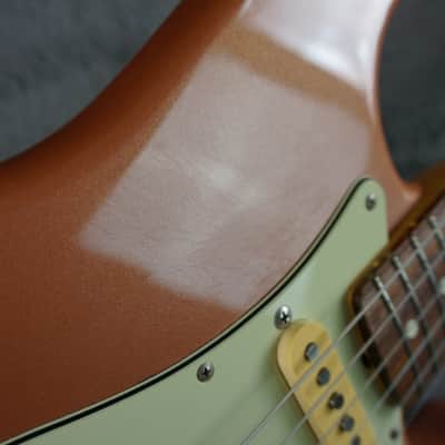 Fender Japan ST-62AS/H 40th Anniversary 1994 Stratocaster Copper Metallic Matching Headstock Foto Flame Neck image 8