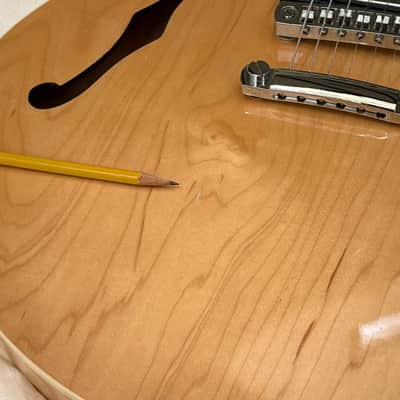 Vintage 1990 Epiphone Dot (Gibson 335) - Made in Korea (MIK) - Natural - Free Pro Setup image 19
